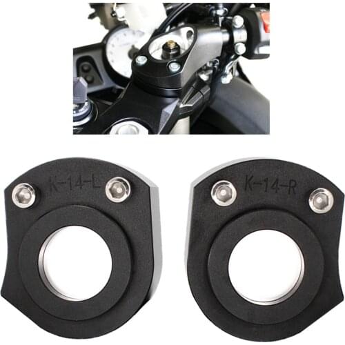 Aluminum Alloy 1" Handlebar Riser Spacer Kit For Kawasaki Ninja ZX-14R ZX 14R 2006-2018 Handle Bar Mount Clamp