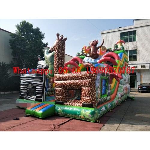 China Guangzhou) Factory direct inflatable slide / castle / trampoline / pool slide / Giraffe slide YLY-039