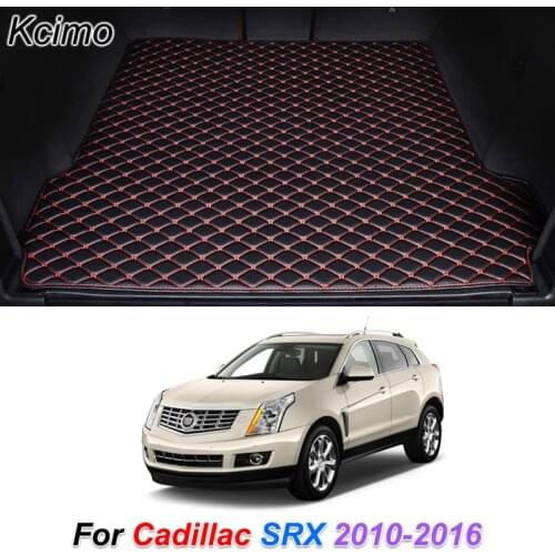 The Trunk Floor Leather Liner Car Trunk Mat Cargo Compartment Floor Carpet for Cadillac SRX 2010-2016