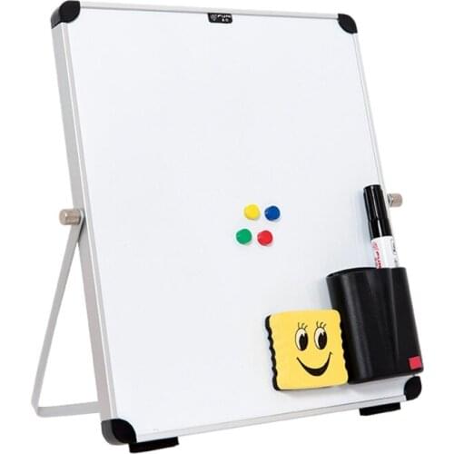 Small Desktop Dry Erase Board Portable Small netic Double Sided Whiteboard Easel for Kids to Do List White Board for Home Off