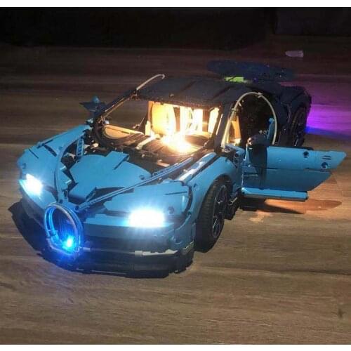New MOC LED Light For LepinBlocks 20086 42083 Bugattis Car Model (Not Include Blocks)