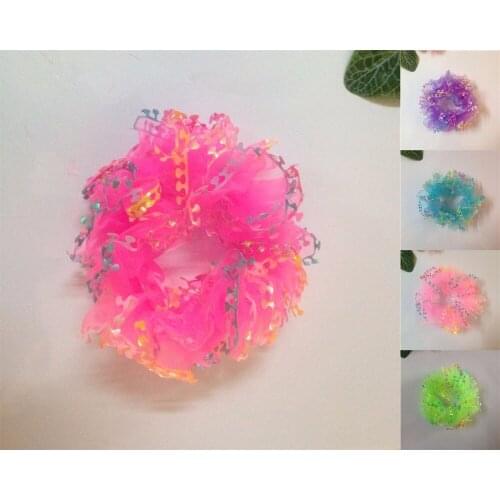 New Fashion Charm Baby children Mini flower Headband Hair Rope Rubber Bands Baby Girls' Kids Cute hair DIY Accessories