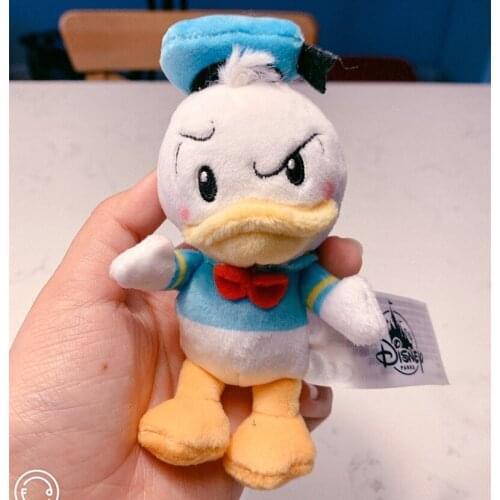 Disney Donald Duck Blue Anime plush Keychain Cartoon Doll chain Toy Pendant Ornament Children Birthday Gift