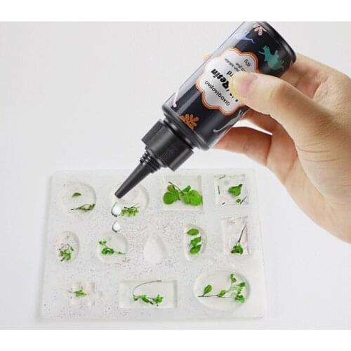 Clear Ultraviolet Curing Epoxy Resin Hard UV Glue Solar Cure Sunlight Activated Resin for Casting Coating DIY Resin Mold