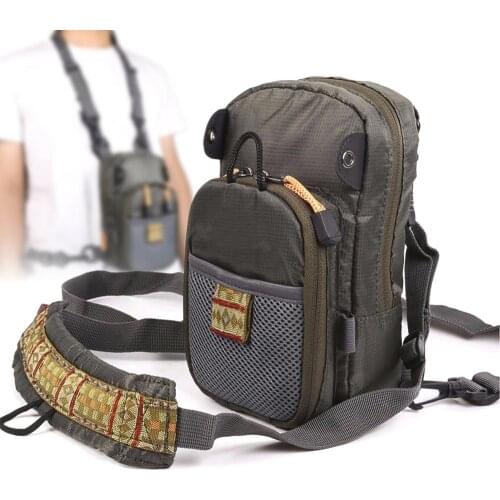 Outdoor Fishing Backpack Multifunctional Fly Fishing Backpack Fly Fishing Shoulder Bag Fishing Tackle Bag Fishing Tool Accessory