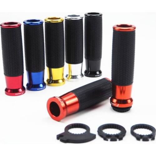 CNC 7/8" 22mm Universal Motorcycle Handlebar Grips Dirt Bike Handle Hand Bar For Kawasaki er6n Z750 Z800 Z1000 VERSYS 1000