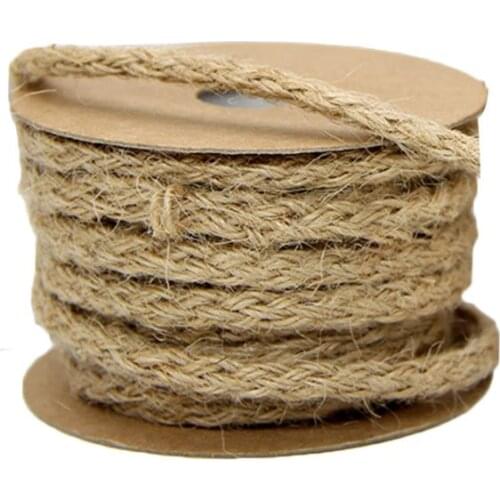 10m DIY Craft Vintage Natural Jute Twine Rope String Cord Wedding Party Burlap