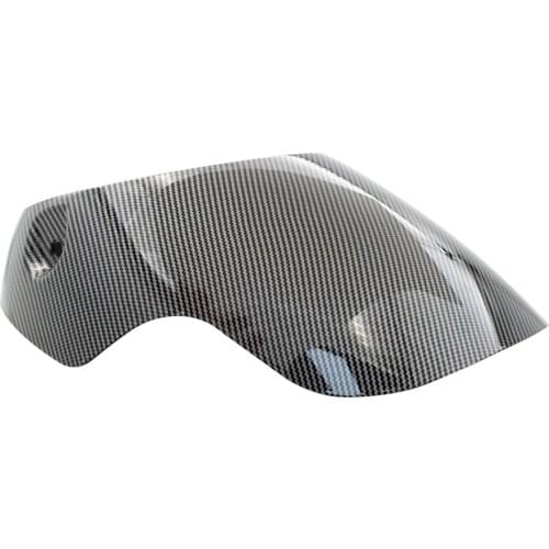 Motorbike Protector 7in Wind Deflectors Headlight Fairing Carbon Fiber Pattern Windshield Deflectors for Cafe Racer Parts
