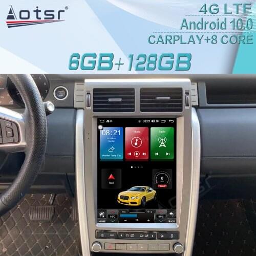 128GB For Land Rover Freelander 2015-2019 Android Radio Tape Recorder Car Multimedia Player Stereo Head Unit GPS Navi Auto Audio