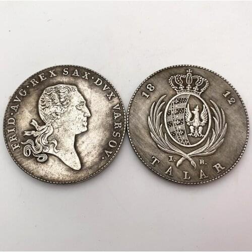 1812 Crown Antique Old Copper And Silver Craft Souvenir Coin Collection Dollar Commemorative Medal Customization Availabe