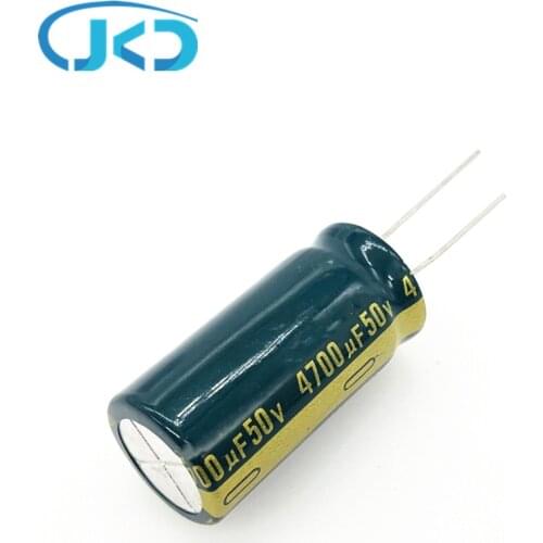 2pcs/lot high frequency electrolytic capacitor 50V 4700UF 18*35 aluminum capacitor 4700uf 50V 20