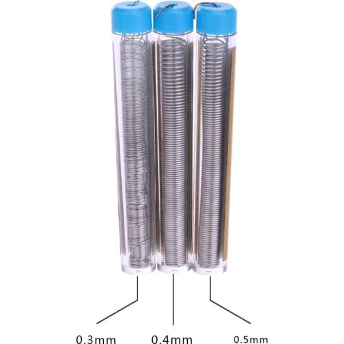 3pcs/lot 0.3MM 0.4MM 0.5MM Portable Tin Wire Pen Silver Soldering Wire for Mobile Phone Instrument Repair Work Tool Soldering