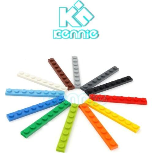730pcs/lot Kennie NO.3460 Bulk color Parts bulk 1x8 low bricks Particles Classic Small Building Blocks Parts DIY toys 3D