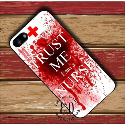 Trust me I'm a Nurse case for iphone 11 12 pro X XR XS Max 6 7 8 plus Samsung S10 S20 s8 s9 plus note 8 9 10