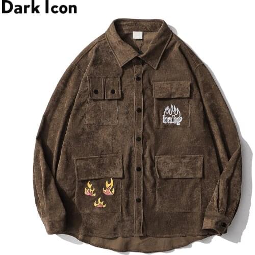 Мужские вельветовые куртки Dark Icon China At AliExpress