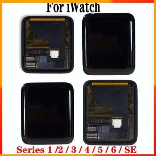 For iWatch Series 1 2 3 4 5 6 LCD Display Touch Screen Digitizer Assembly 38 44mm GPS For Apple Watch S1 S2 S3 S4 S5 S6 Display