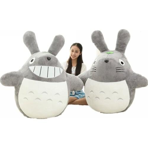 Fancytrader 71'' Biggest Anime Totoro Plush Toy JUMBO Stuffed Soft Cartoon Totoro Kids Doll Hugging Pillow Great Gift 4 Sizes