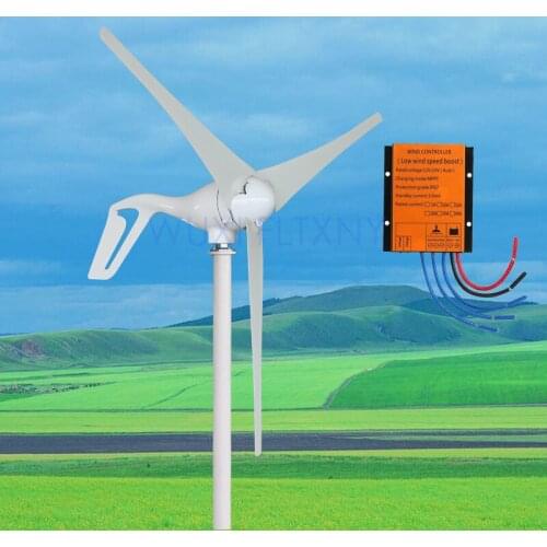 FLTXNY POWER 2020 Best Selling Wind Generator 400W Wind Turbine with 3/5PCS Blades + Wind Generator Charge Controller