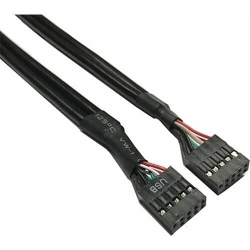 USB2.0 data cable motherboard 9-pin USB to 9pin DuPont 2.54 cable
