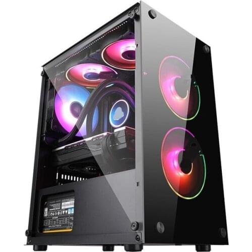 GameBattlefield S5 Gaming Computer E5-2650 8G/16G 256G GTX1050/GTX 750 Desktop Assembly Machine Complete PC For Gta5/PUBG/LOL pc