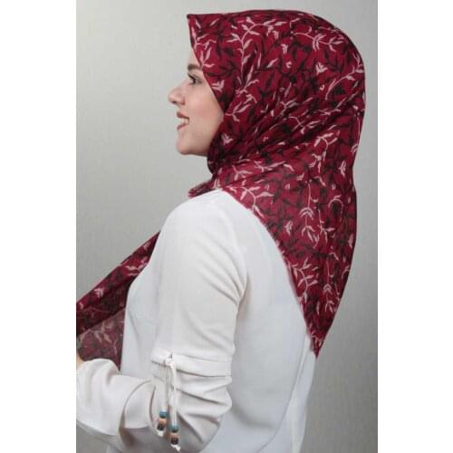 JAWEL PATTERNED LINEN FLAMLI SCARF-DESEN-36-RENK-04