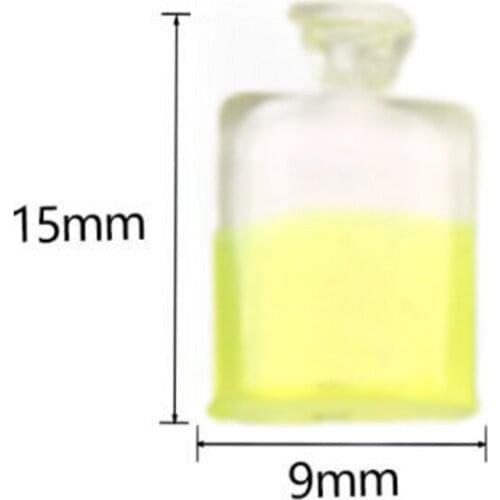 10Pcs 1/12 Dollhouse Miniature Accessories Mini Resin Perfume Bottle Simulation Model Toys for Doll House Decoration