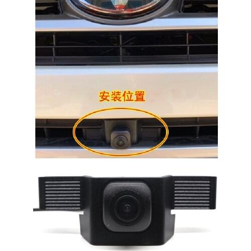 Night Vision CCD hd High Quality Car Front View Parking Special Camera For Toyota Highlander 2017 2018 2019 Installation Under