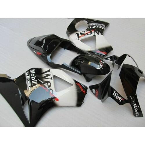 Dor-Motorcycle Fairing kit for CBR900RR 954 02 03 CBR 900RR CBR 900 RR 2002 2003 ABS black west Fairings set