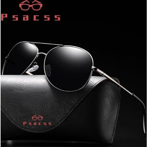 Psacss Classic Pilot Polarized Sunglasses Men Vintage 2019 Brand Designer Sun Glasses Male Fashion Fishing Driving Shades UV400