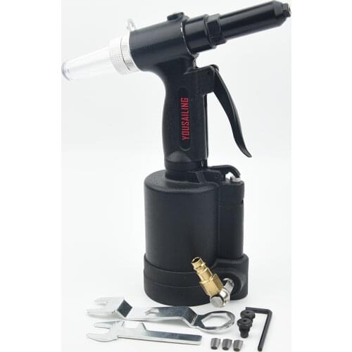 YOUSAILING Heavy Duty Air Riveter 3.2, 4.0, 4.8mm, 6.4mm Pneumatic Rivets Gun Air Riveter Gun Strong Riveter 6.4mm