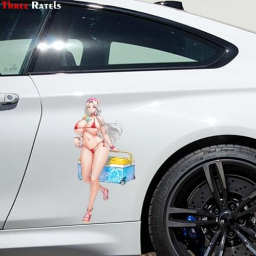 Three Ratels F63 Sexy Anime Girls Last Origin Car Body Sticker Pvc Figure Decal Home Wall Decal