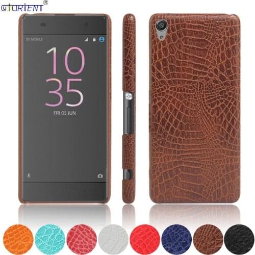 For Sony Xperia XA Crocodile Skin Shockproof Case F3111 F3112 F3113 F3115 F3116 F 3111 3112 3113 3115 3116 Ultra Thin Hard Cover