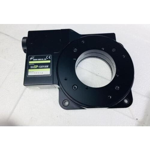Ultra-thin electric rotary table CNC indexing plate SGSP-120YAW High-precision turntable Turntable