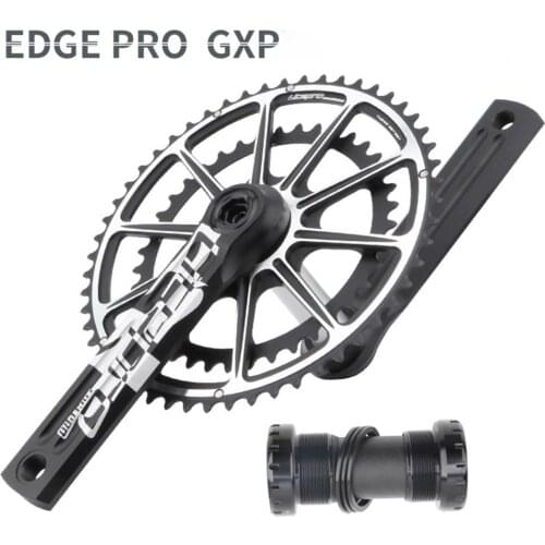 Bicycle Hollowed Integrated Chainset Cranksets for Folding Bike Road Bike Chain Wheel Crank Protector Dual Disc