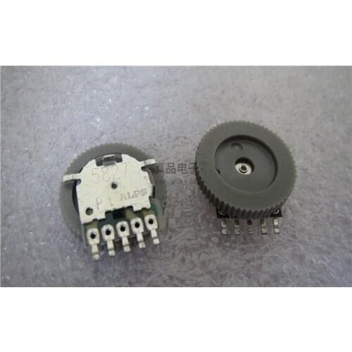 [VK] 30K*2 imported Japan ALPS dual patch radio MP3/4 wheel dial gear potentiometer 16*2.5MM switch