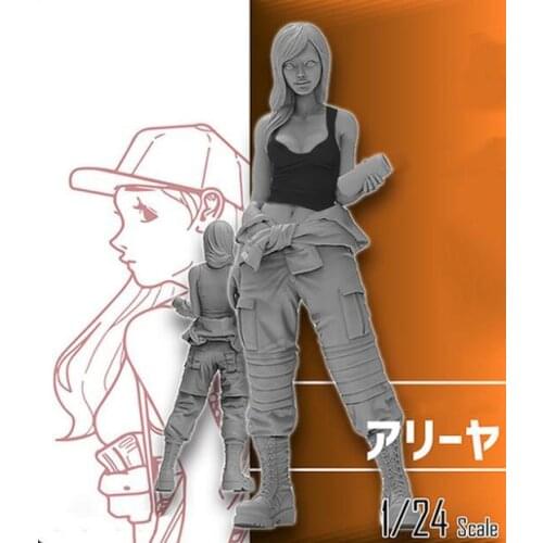1/24 Resin Figure Building Kit Girl Ali