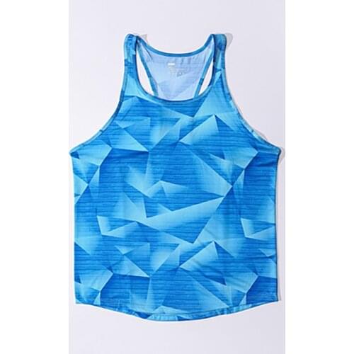 2021 Men Gym Tank Top Running Vest Male Breathable Workout Tank Fitness Tops Men Sport Sweat Vest Soft Workout Basketball Tops