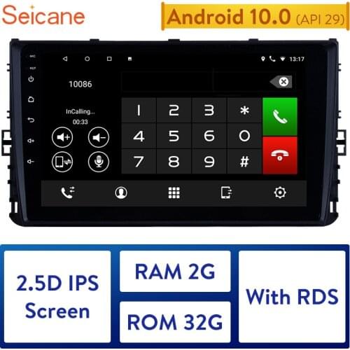 Seicane Android 10.0 RDS Car Auto Radio GPS Navi Multimedia Player For 2018 VW Volkswagen Universal Passat Golf Polo b5 b6