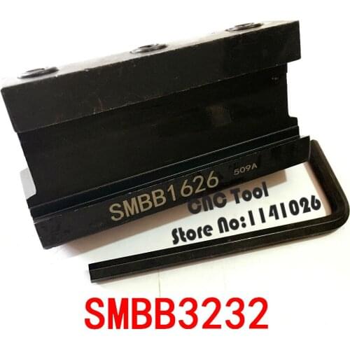 SMBB3232 Parting Blade Block,Indexable Parting Tool Stand Holder 32mm High holding clamp for 32mm Parting Tool SPB32-2/32-3/32-4