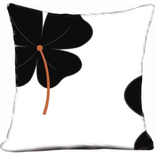Clover decorative painting design pillow case