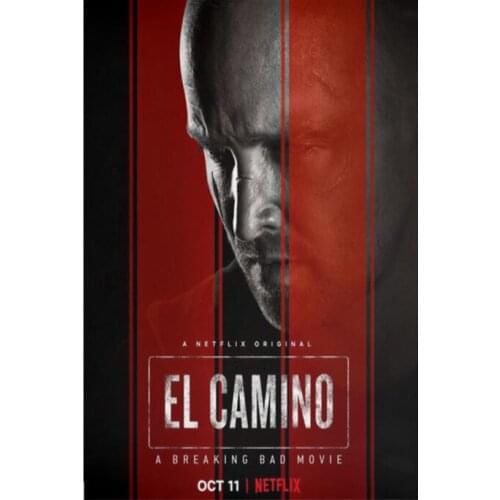 El Camino A Breaking Bad Movie Art Film Print Silk Poster Home Wall Decor 24x36inch