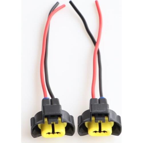 H8 H11 Car Light Socket With Cable For Nissan Headlight Base Connector Accessories