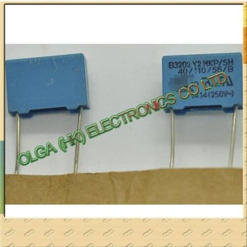 India produces B3202 Y2 safety 0.0022 uf membrane capacit 2 n2 300 vac P10