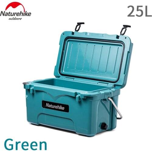 Naturehike Outdoor Cooler Box 25L Large Capacity Picnic Preservation Car Storage Cold Box Party Camping Chilled Drinks Supplies