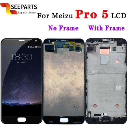 NEW 1920*1080 For Meizu Pro 5 LCD Display Touch Screen Digitizer Assembly Frame Replacement For 5.7" Meizu pro5 pro 5 Original