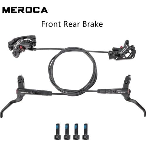 New MEROCA M4 4 Piston Brake MTB Iamok Mountain Bikes Hydraulic Disc Brake MTB MT420 Bicycle Brake Parts