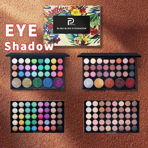 Popfeel 40/29 Color Shimmer Glitter Eye Shadow Palette Waterproof Cosmetic Profissional Matte Eyeshadow Cream Makeup Palette