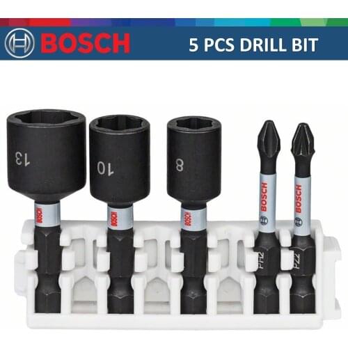 German Bosch Professional Smart Driver Impact Ctrl 5'li Bite 8/10/13 + Bits Original