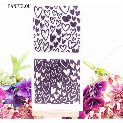PANFELOU Love bubble Transparent Silicone Rubber Clear Stamps cartoon for Scrapbooking/DIY Easter wedding album