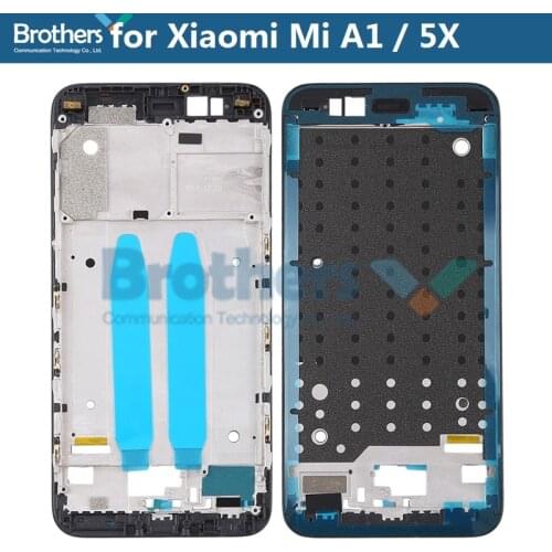 LCD Frame Bezel for Xiaomi Mi A1 / 5X Front Housing for XiaomiA1 Screen Front Frame Screen Holder Phone Replacement Parts Top